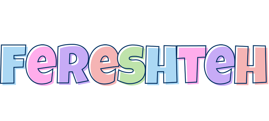 Fereshteh pastel logo