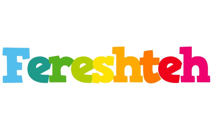Fereshteh rainbows logo