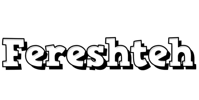 Fereshteh snowing logo
