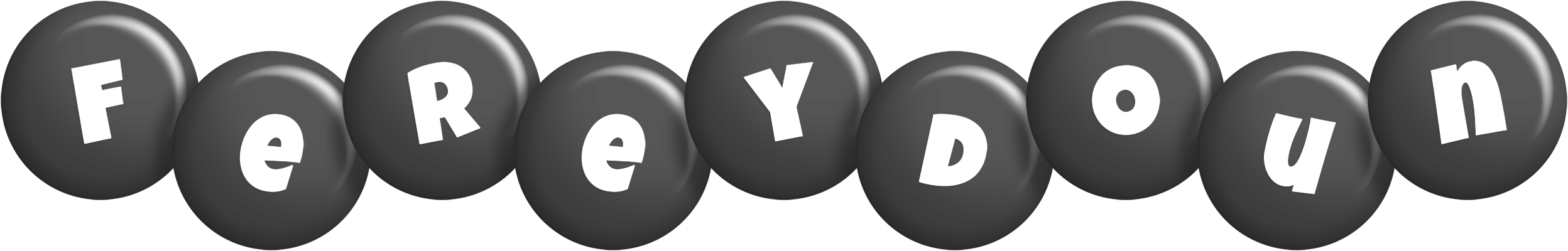 Fereydoun candy-black logo