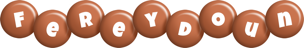 Fereydoun candy-brown logo