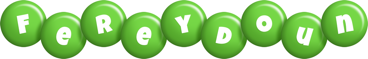 Fereydoun candy-green logo