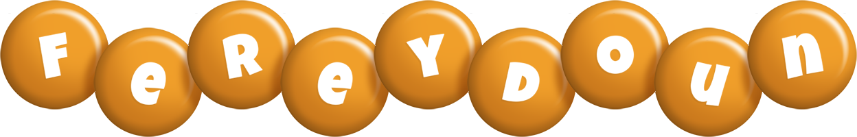 Fereydoun candy-orange logo