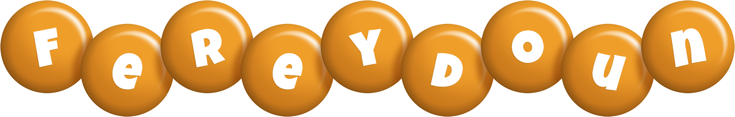 Fereydoun candy-orange logo