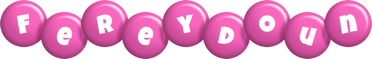 Fereydoun candy-pink logo