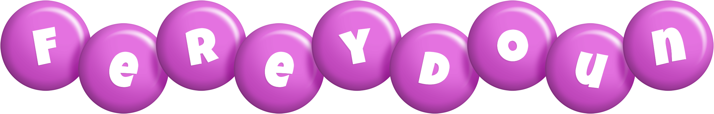 Fereydoun candy-purple logo