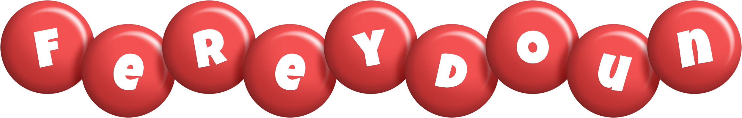 Fereydoun candy-red logo