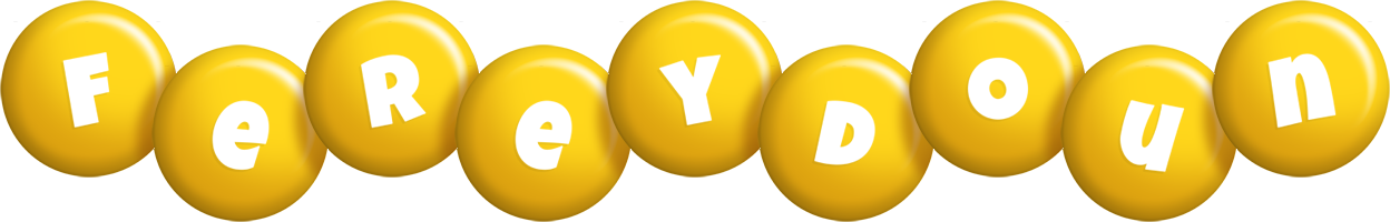Fereydoun candy-yellow logo