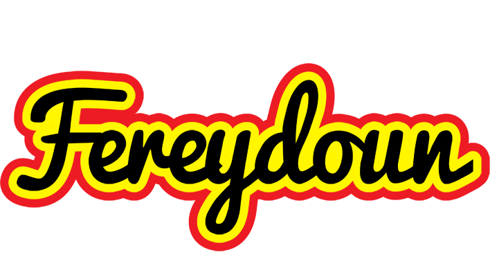 Fereydoun flaming logo