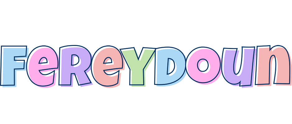 Fereydoun pastel logo