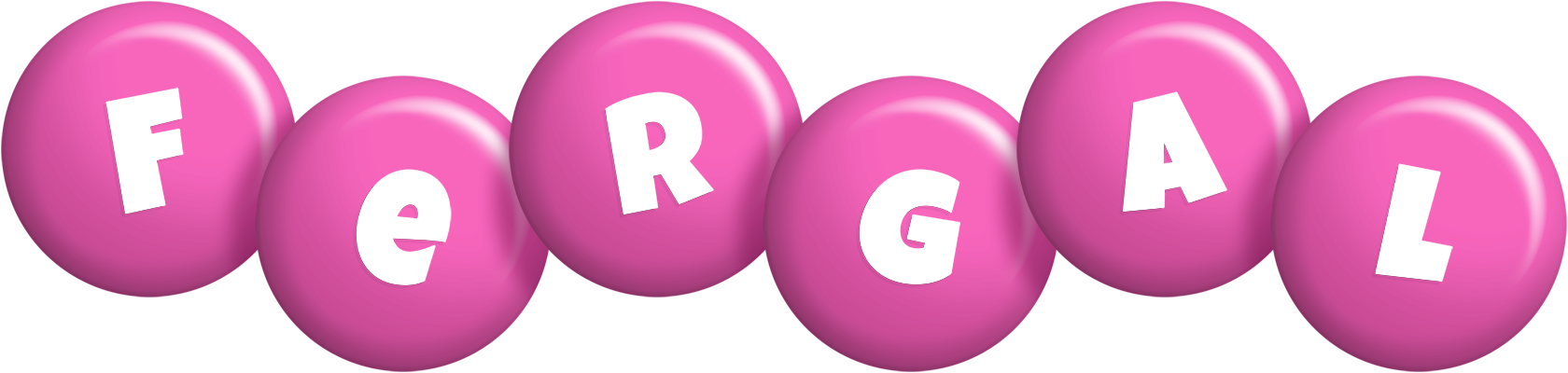 Fergal candy-pink logo