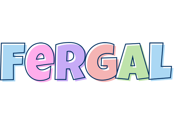 Fergal pastel logo