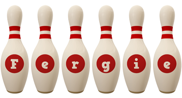 Fergie bowling-pin logo