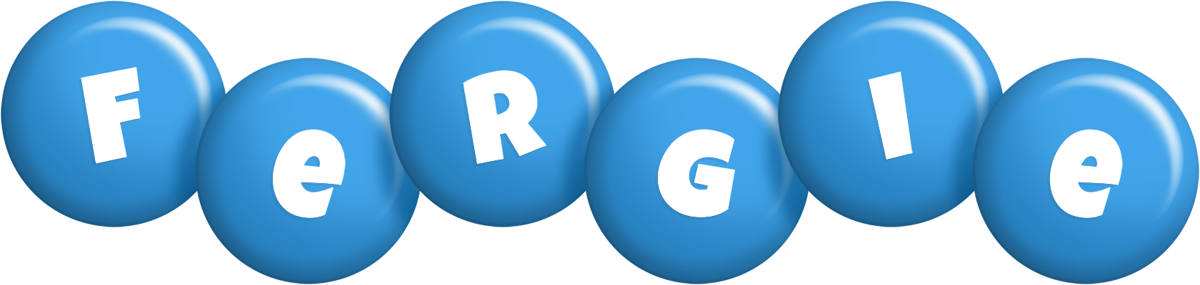 Fergie candy-blue logo