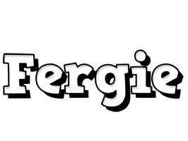 Fergie snowing logo