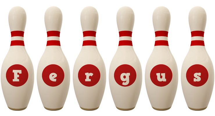 Fergus bowling-pin logo