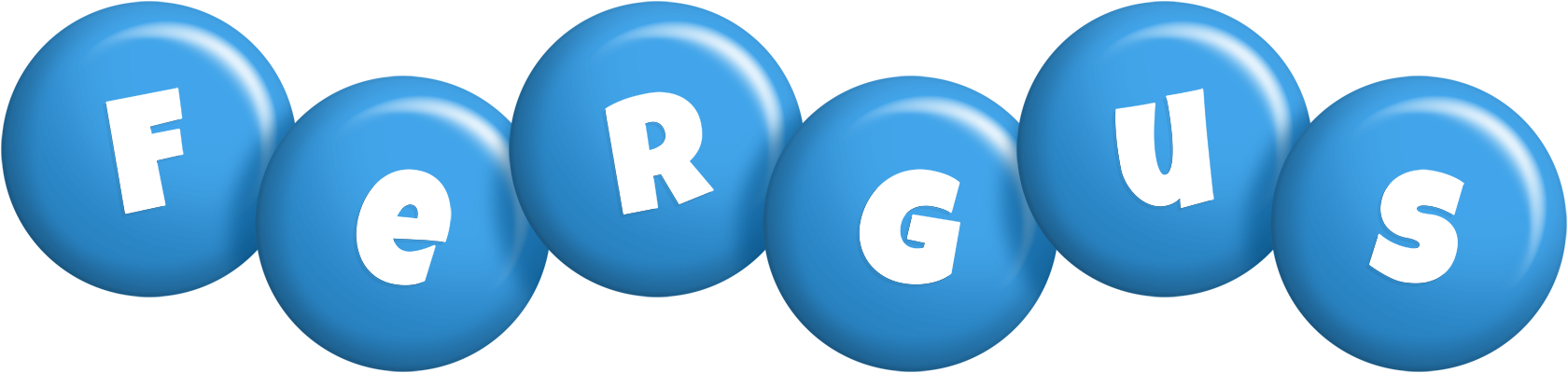 Fergus candy-blue logo