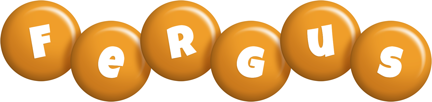 Fergus candy-orange logo