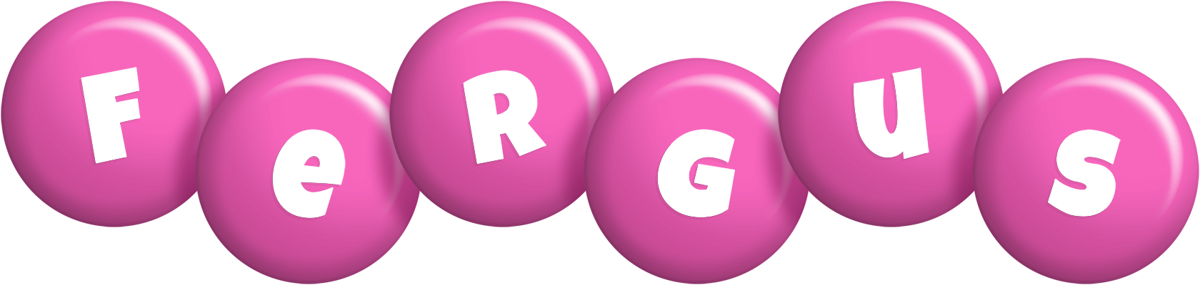 Fergus candy-pink logo