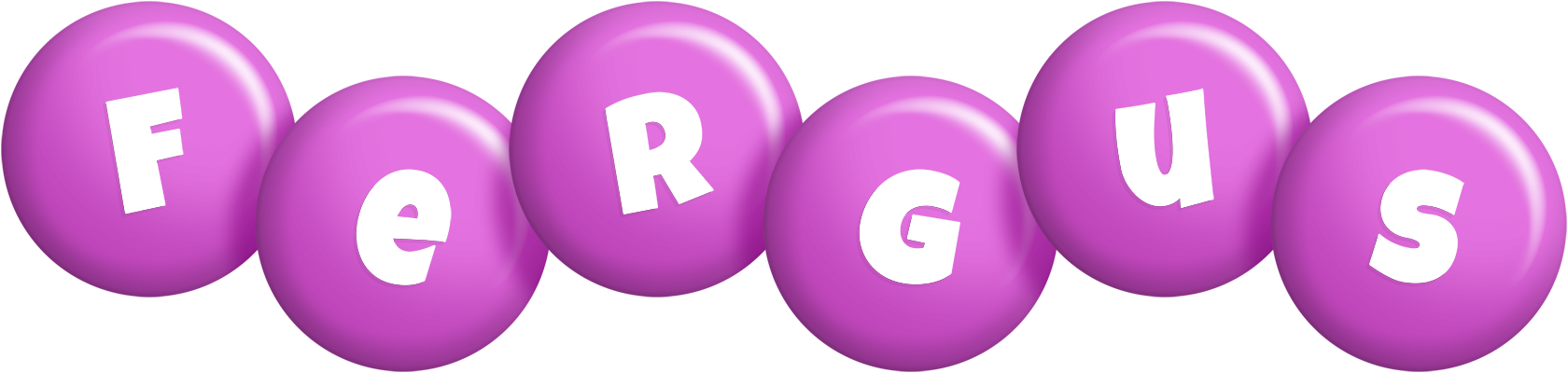 Fergus candy-purple logo