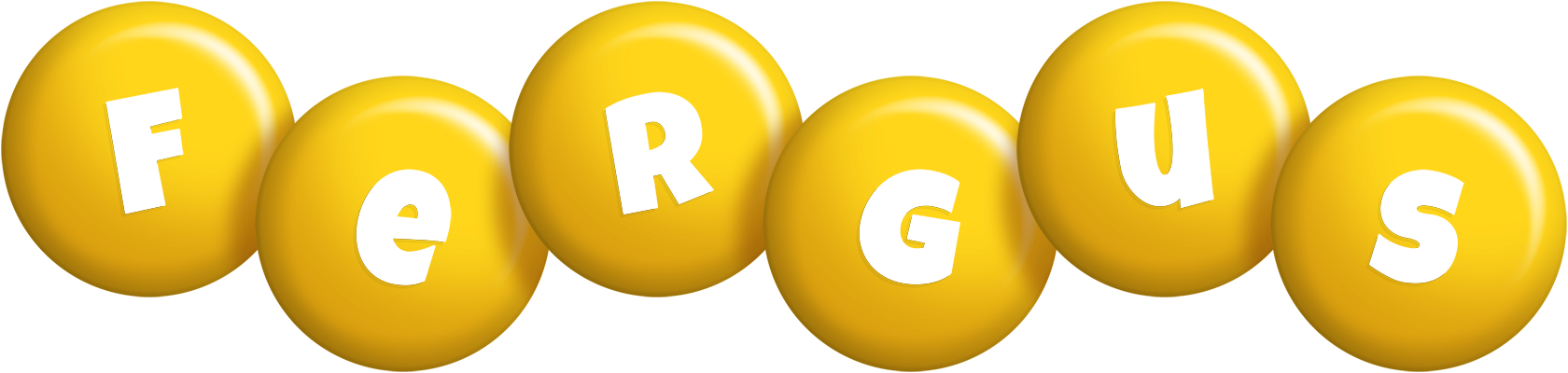Fergus candy-yellow logo