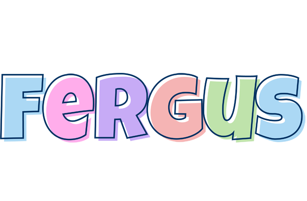 Fergus pastel logo