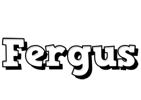 Fergus snowing logo