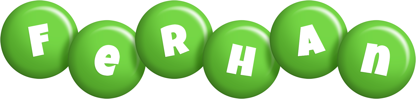 Ferhan candy-green logo