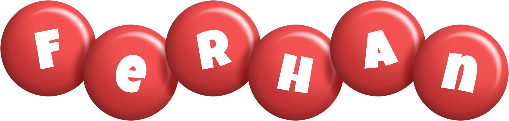 Ferhan candy-red logo