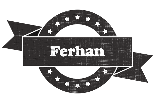 Ferhan grunge logo