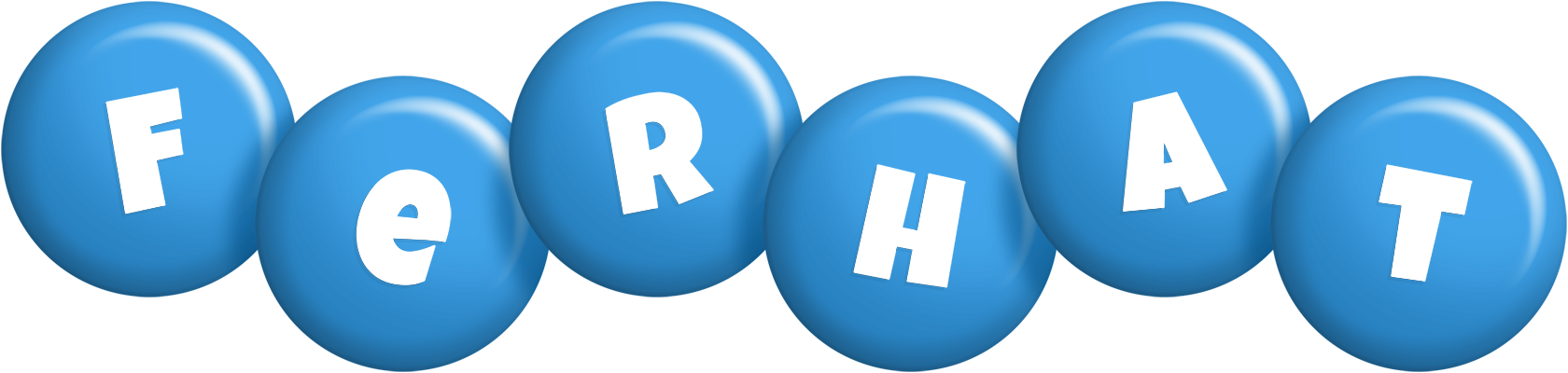 Ferhat candy-blue logo