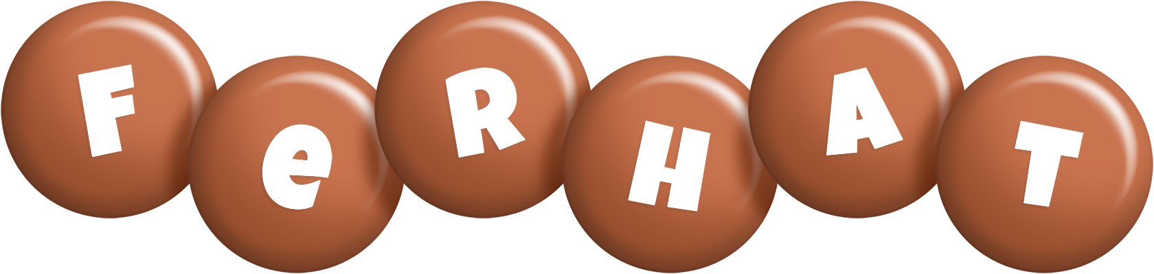 Ferhat candy-brown logo