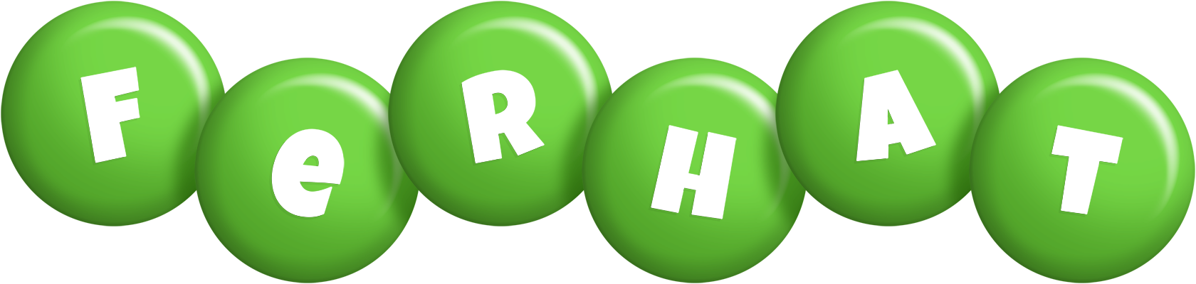 Ferhat candy-green logo