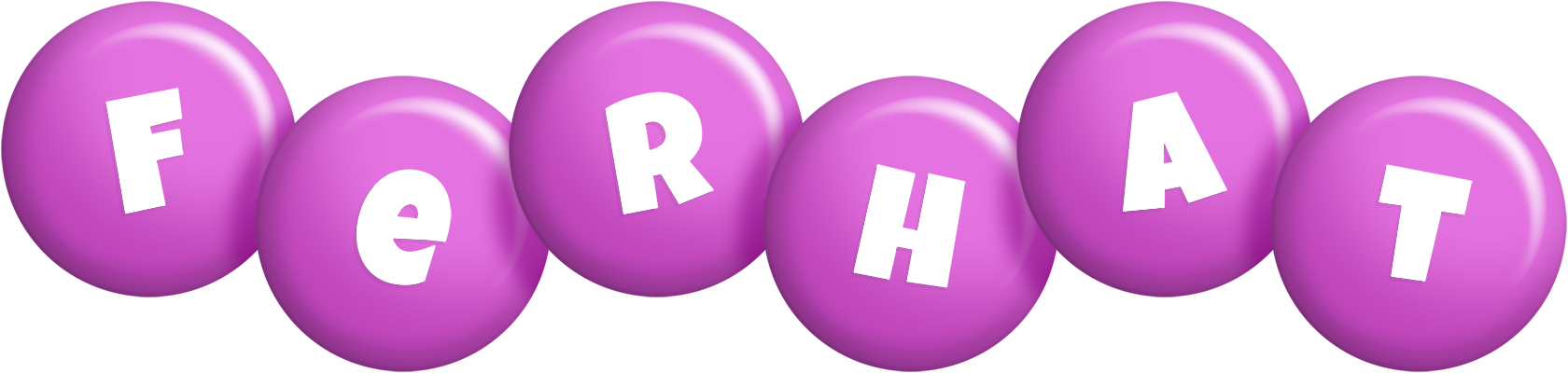 Ferhat candy-purple logo