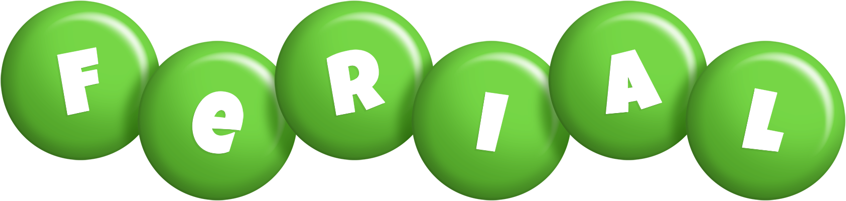 Ferial candy-green logo