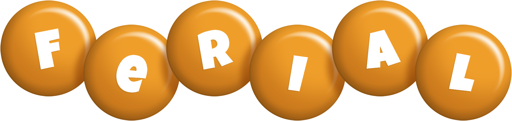 Ferial candy-orange logo