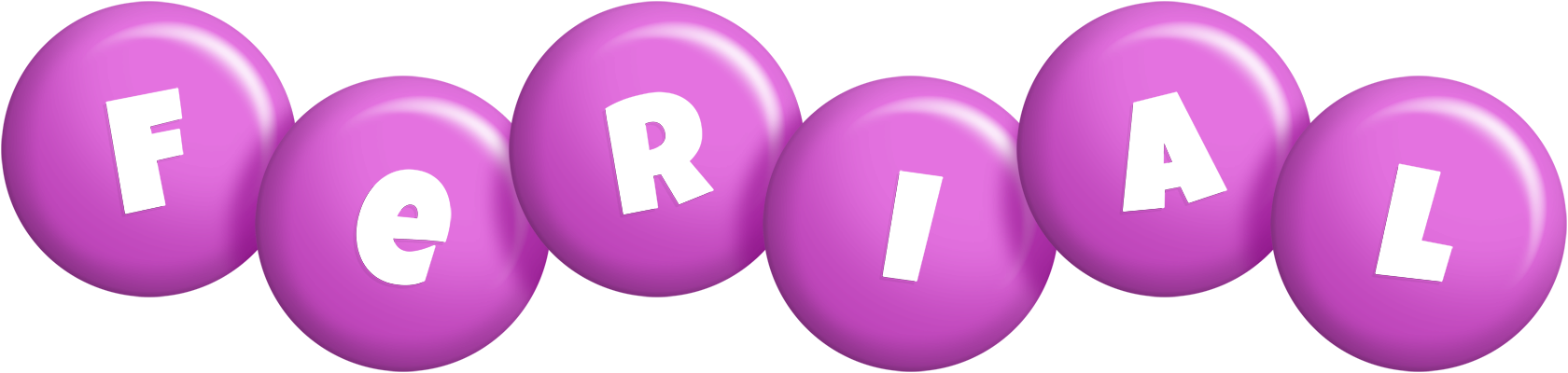 Ferial candy-purple logo