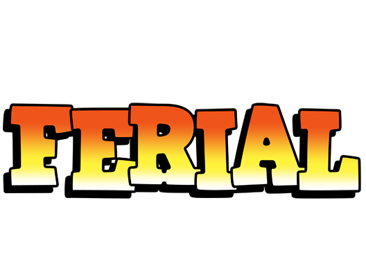 Ferial sunset logo