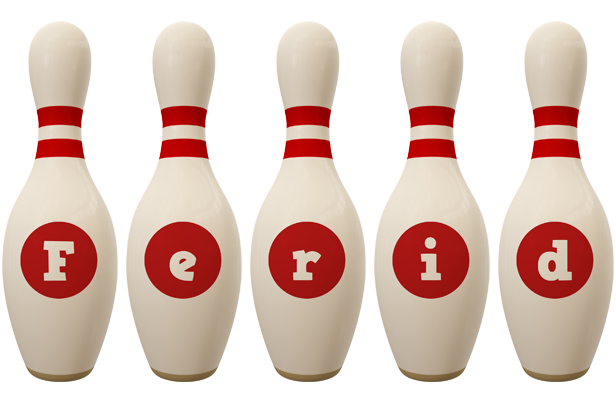 Ferid bowling-pin logo