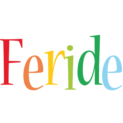 Feride birthday logo