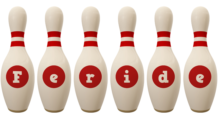 Feride bowling-pin logo