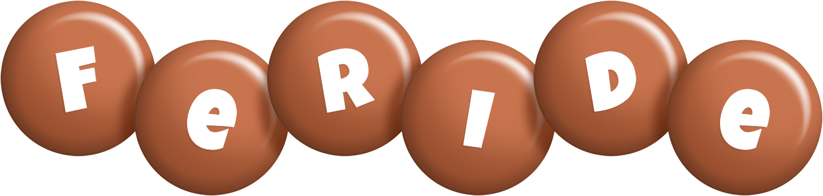 Feride candy-brown logo