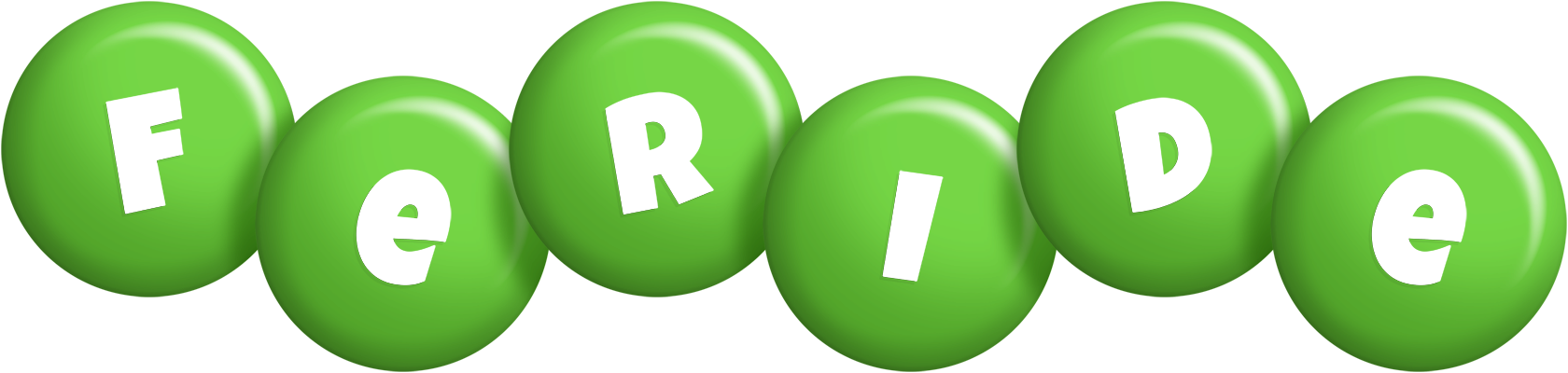 Feride candy-green logo