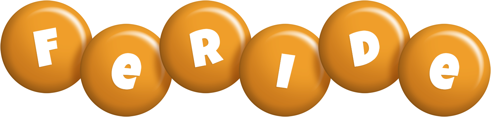 Feride candy-orange logo