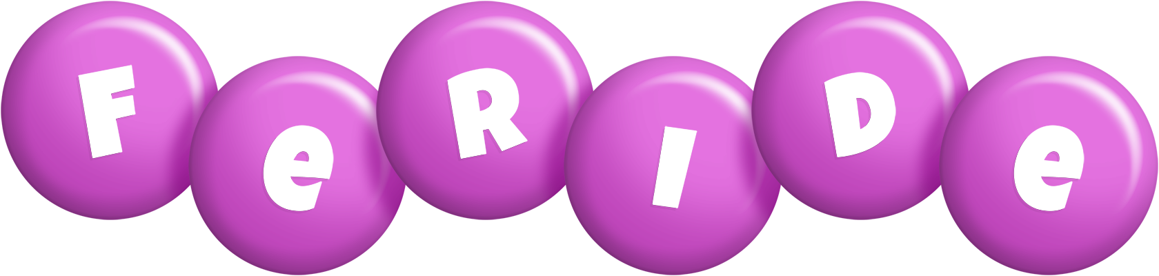 Feride candy-purple logo