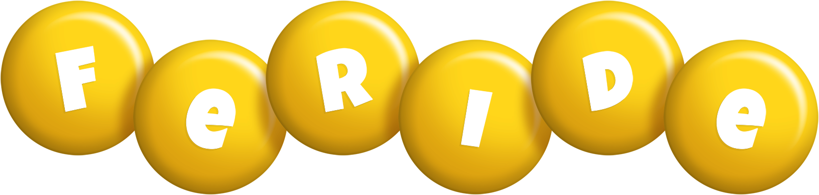 Feride candy-yellow logo