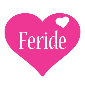 Feride love-heart logo