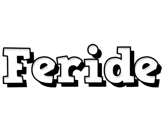 Feride snowing logo