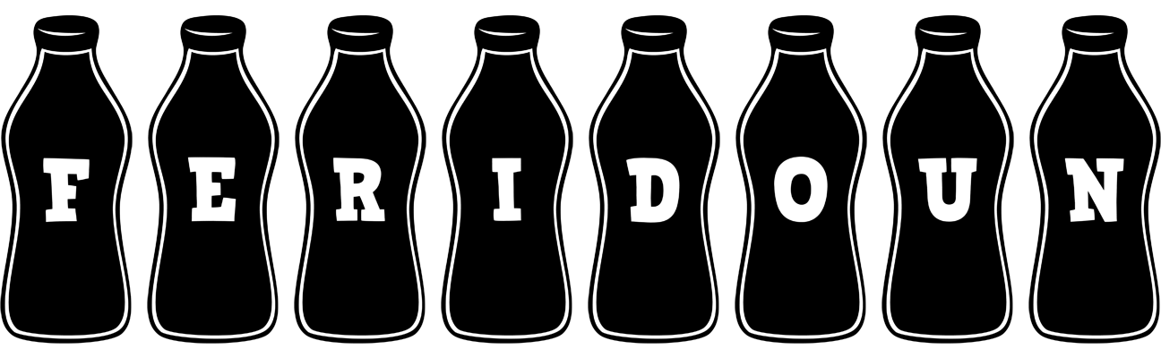 Feridoun bottle logo
