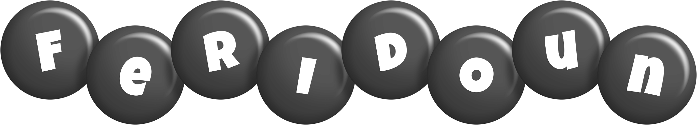 Feridoun candy-black logo
